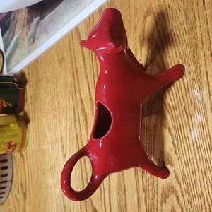 Pioneer women red cow creamer